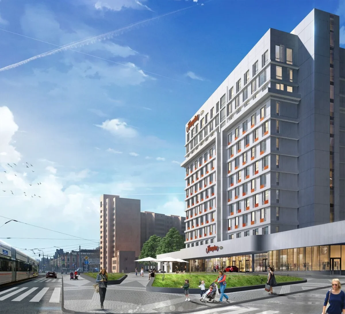 Отель Hampton by Hilton — иллюстрация из референс-листа
